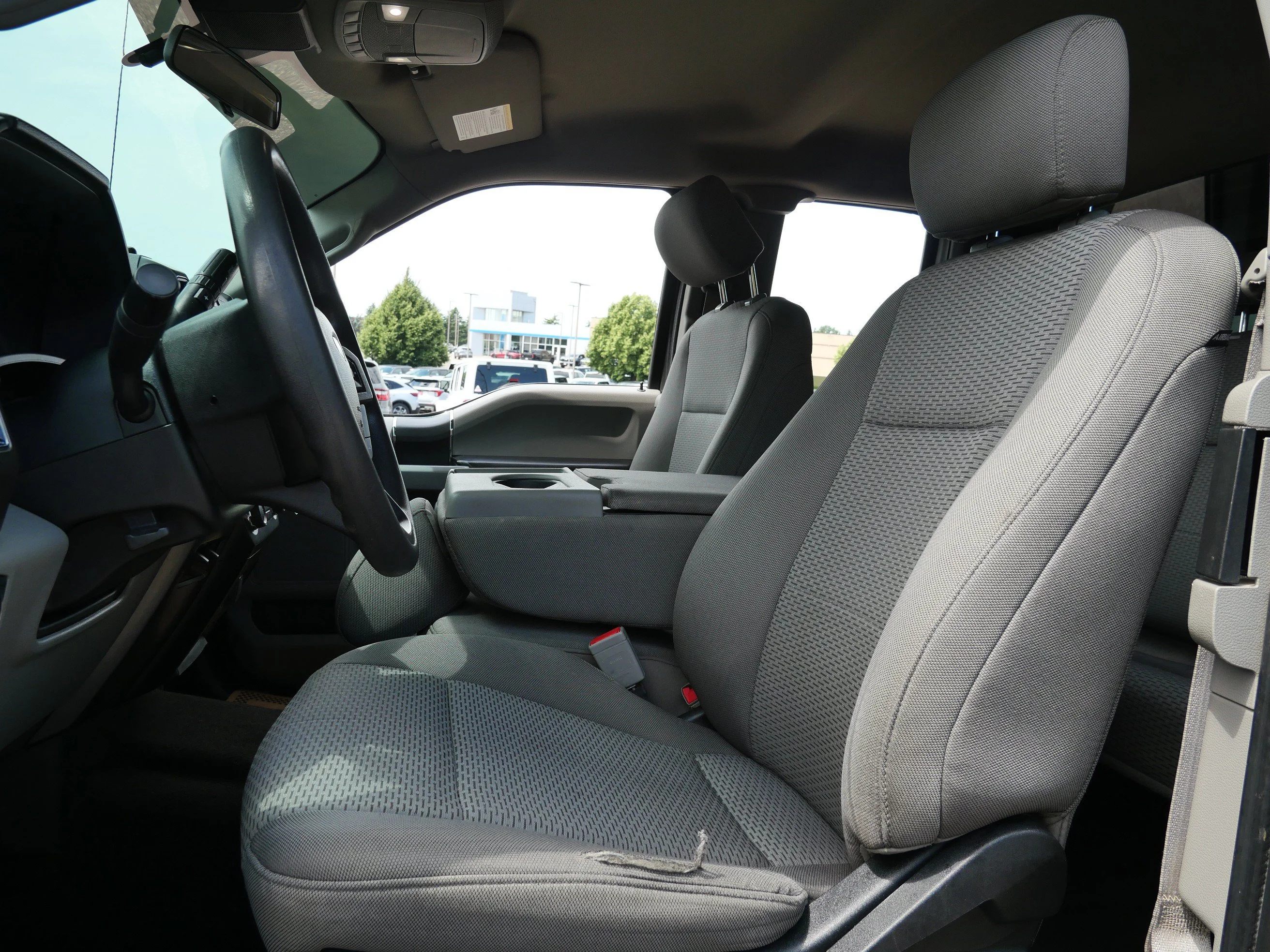 Used 2019 Magnetic Metallic Ford XLT 4WD SuperCab 6.5 Box image 10