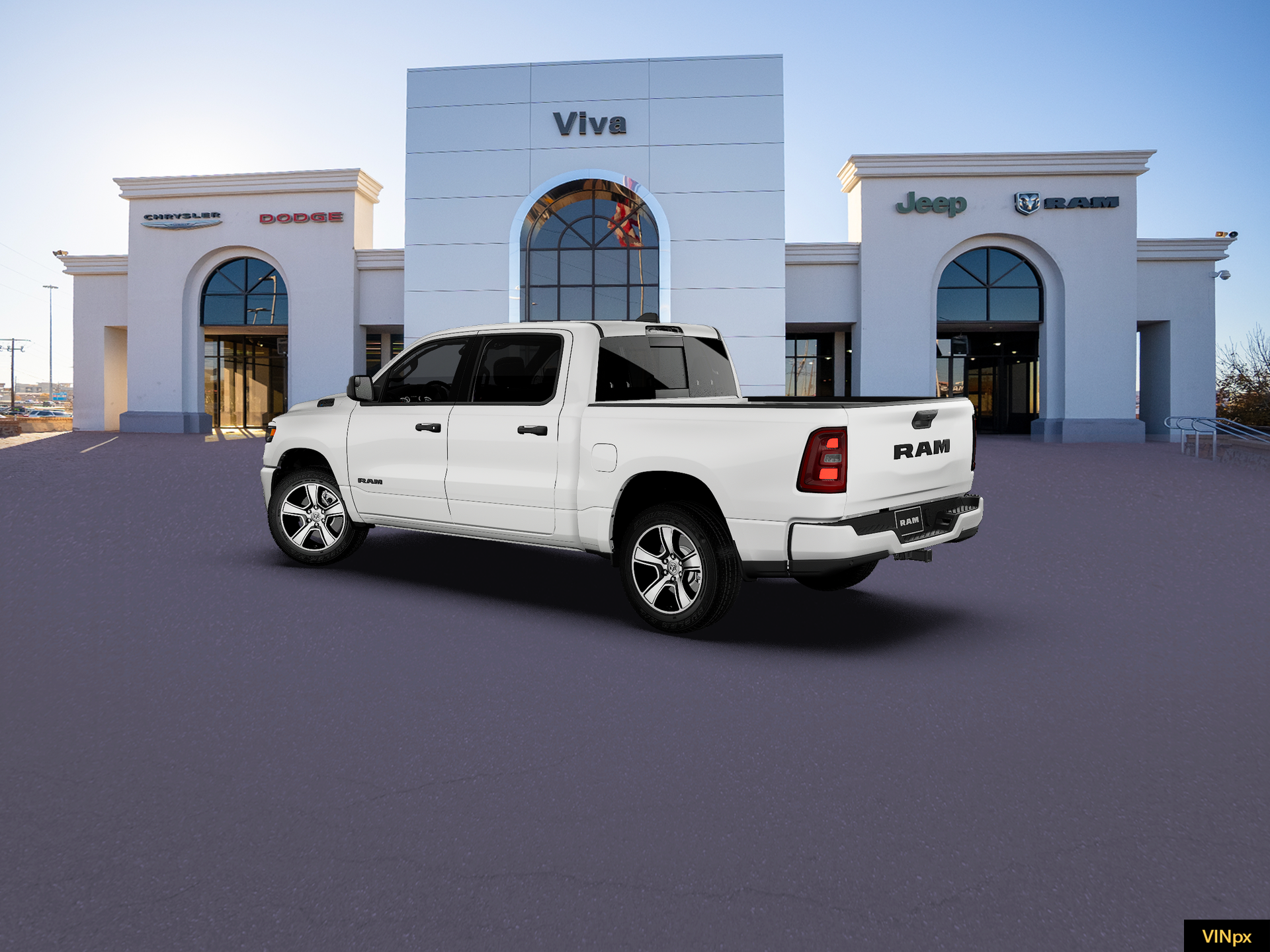 New 2027 Bright White Clear-Coat Exterior Paint RAM Express image 4