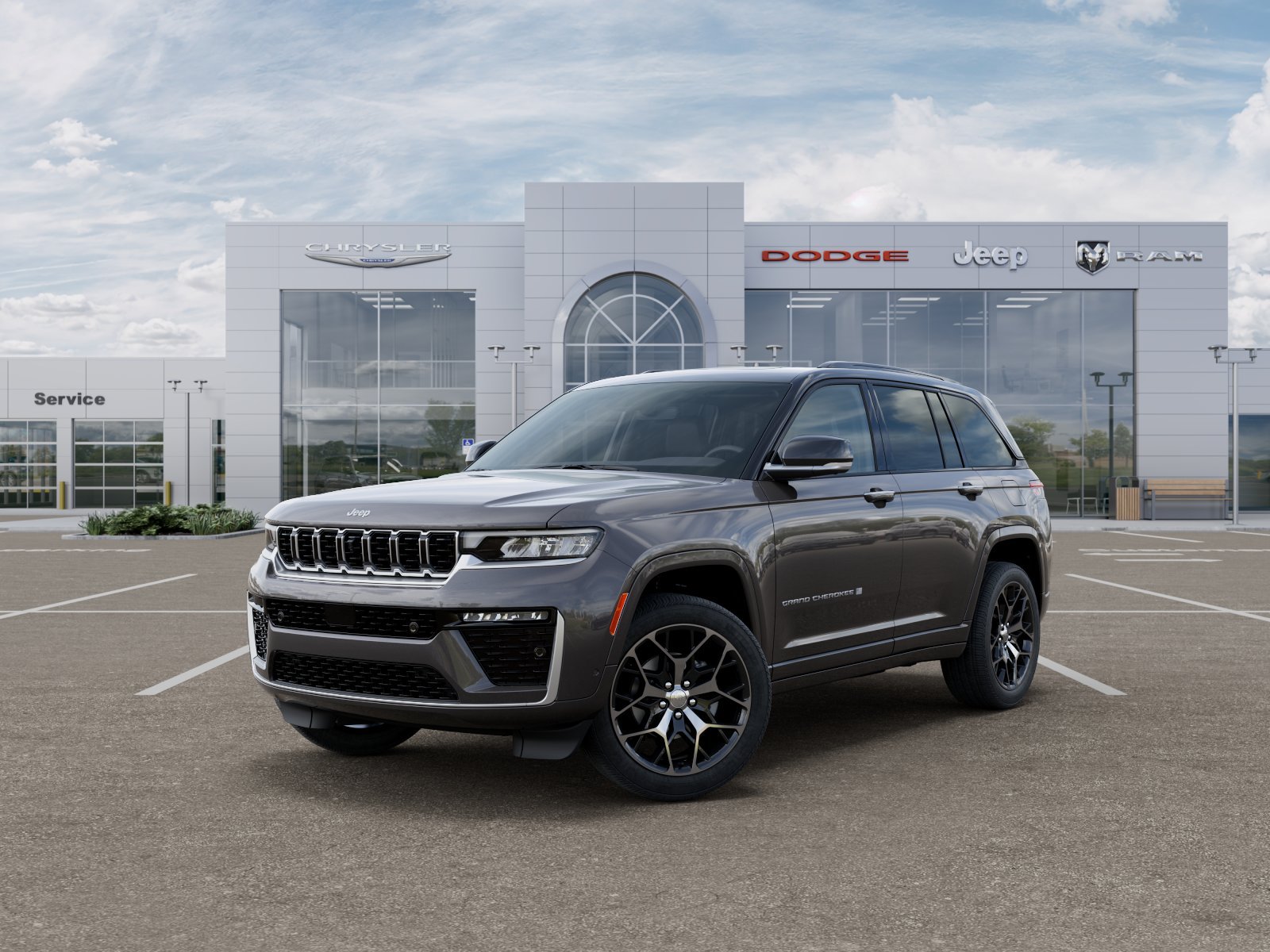 New 2026 Baltic Gray Metallic Clear-Coat Exterior Paint Jeep Summit image 15