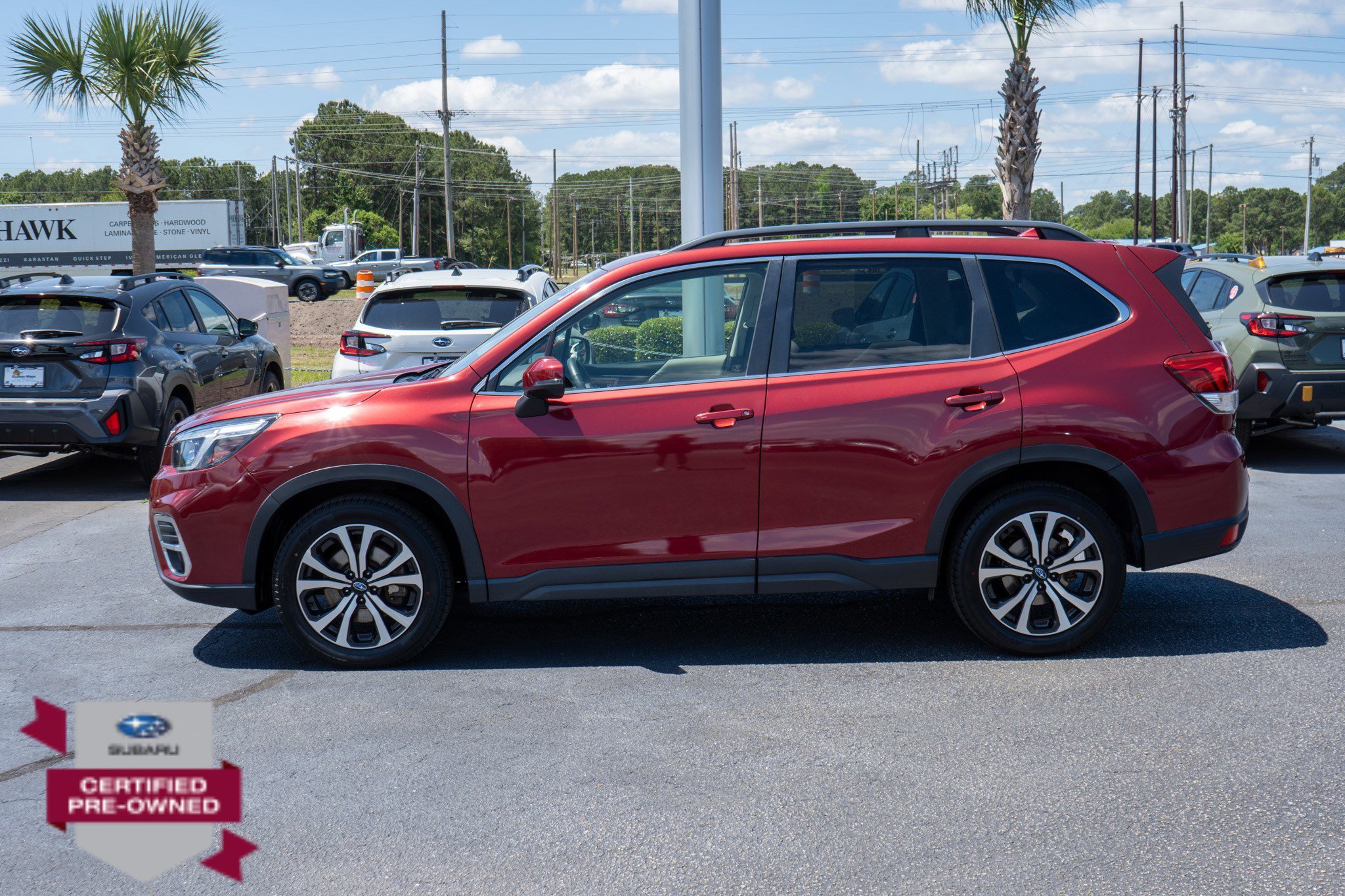 Used 2019 Crimson Red Pearl Subaru Limited image 6
