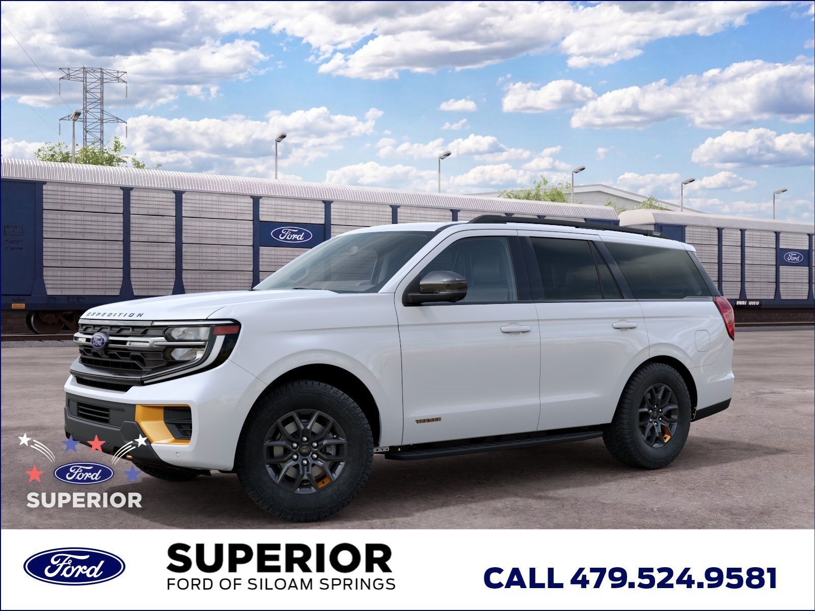 New 2027 Star White Metallic Tri-Coat Ford Tremor image 1