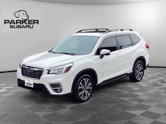 Used 2020 Crystal White Pearl Subaru Limited image 1