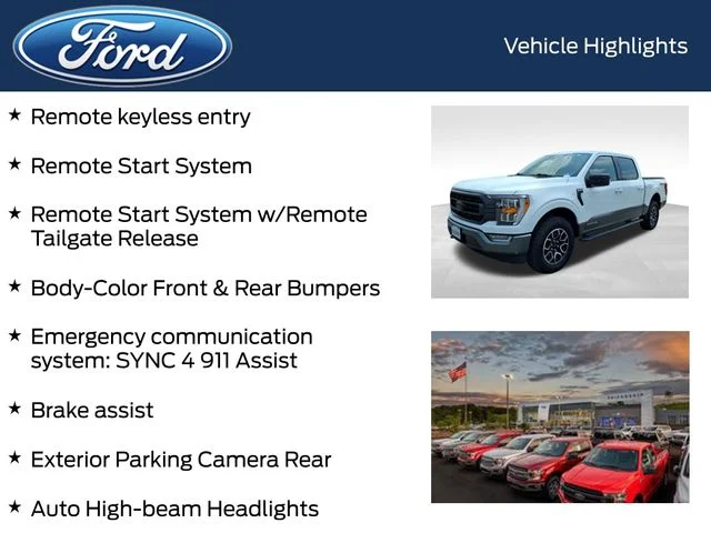 Used 2022 White Ford XLT image 9