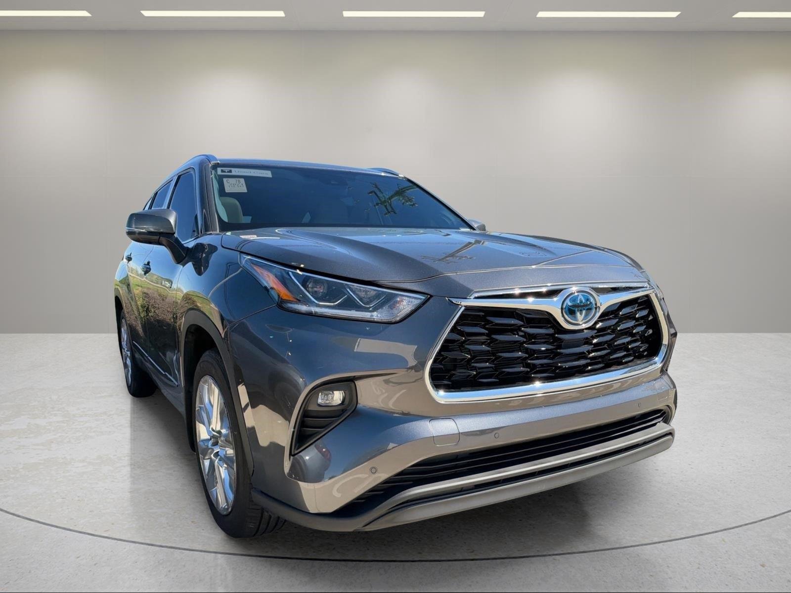 Used 2021 Magnetic Gray Metallic Toyota Hybrid Limited image 14