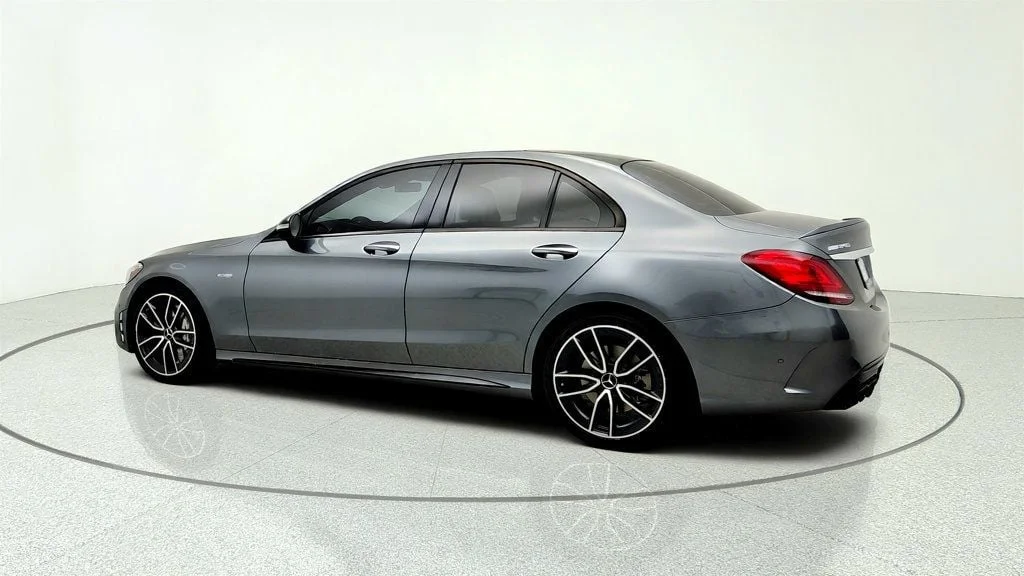Used 2020 Selenite Grey Metallic Mercedes-Benz AMG® C 43 4MATIC Sedan w/ Perf. Exhaust, Pano Roof & Carbon Trim image 7