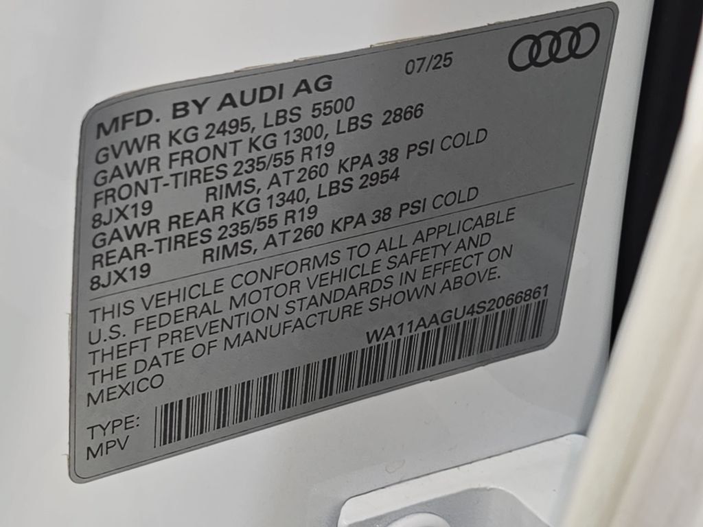 Used 2025 White Audi 2.0T Premium image 39