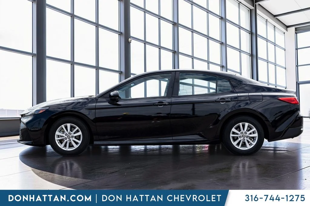 Used 2025 Black Toyota LE image 2