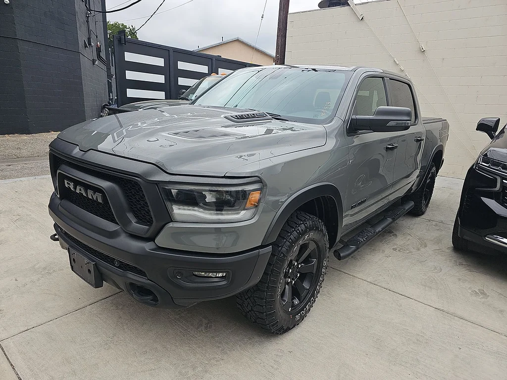 Used 2023 Ceramic Gray Clear Coat Ram Rebel image 2