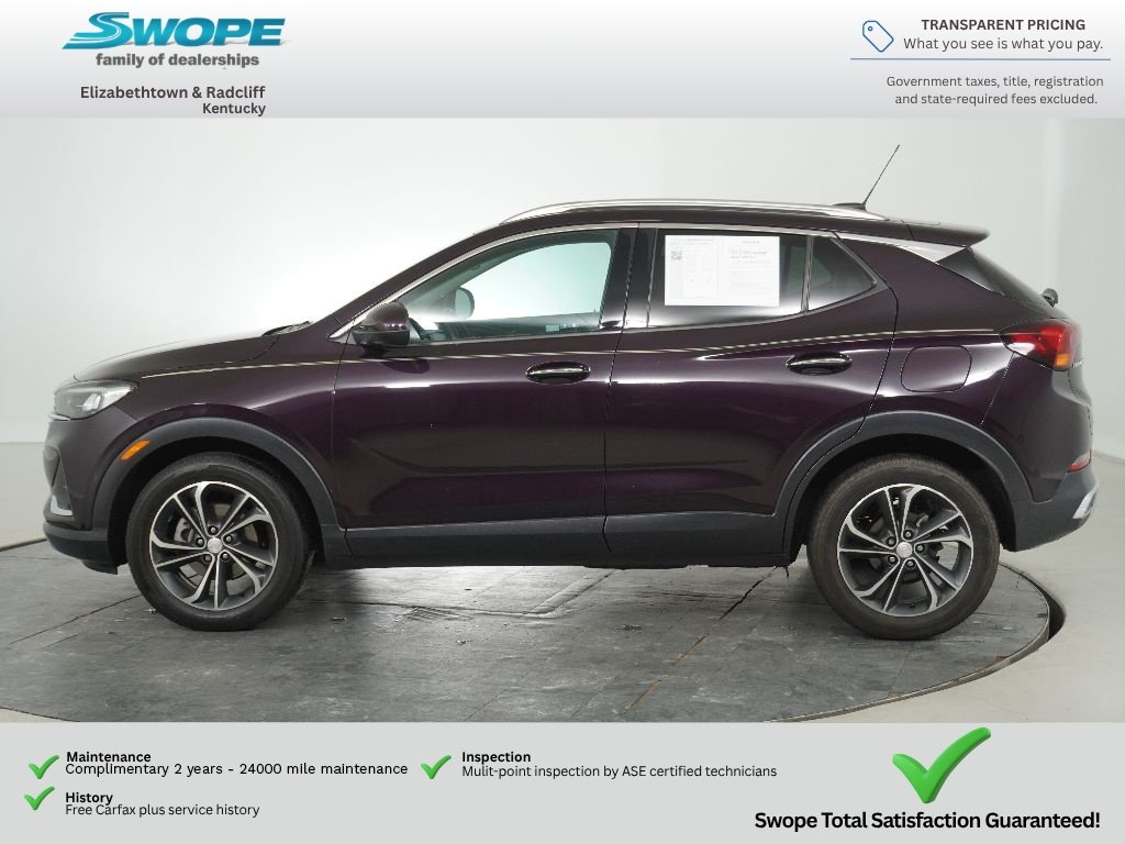 Used 2021 Black Currant Metallic Buick Essence image 6