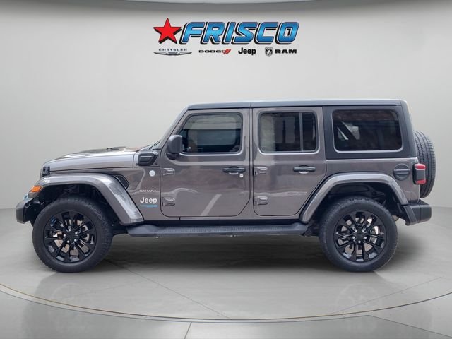 Used 2022 Gray Jeep Unlimited Sahara 4xe image 4
