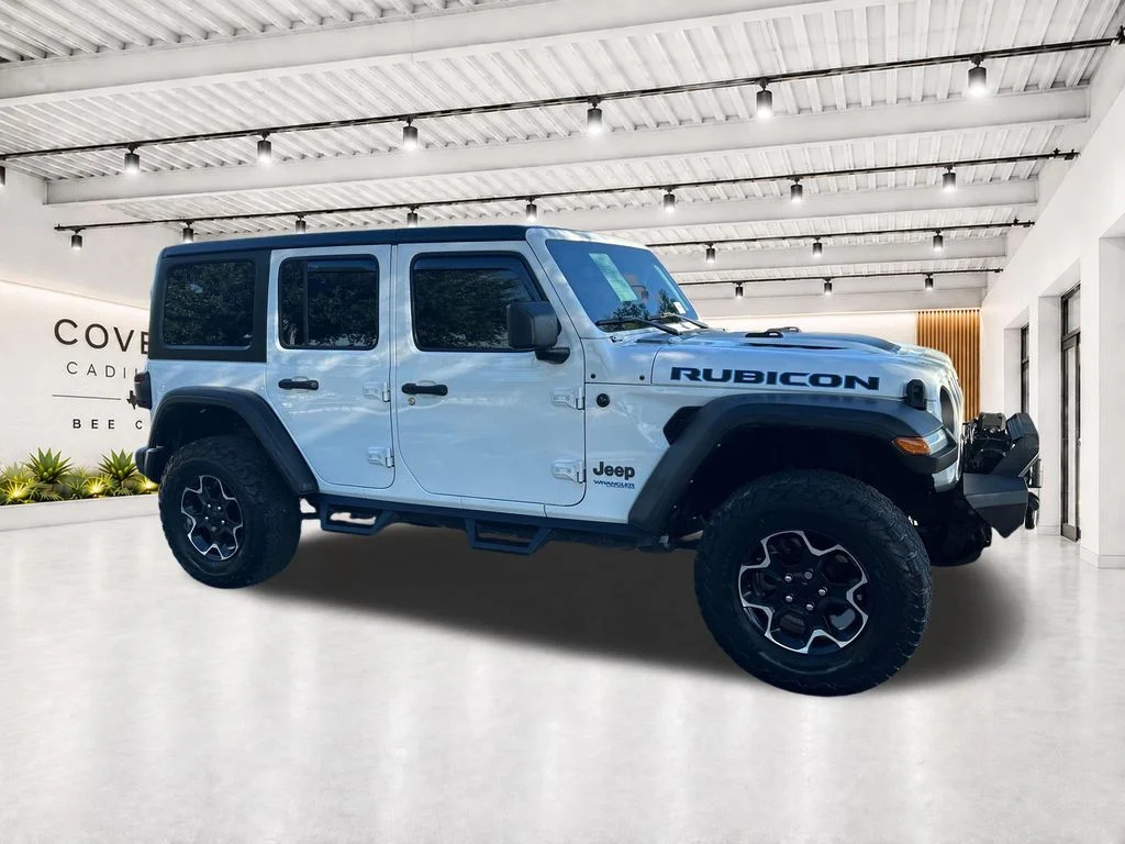 Used 2022 White Jeep Unlimited Rubicon 4xe image 17