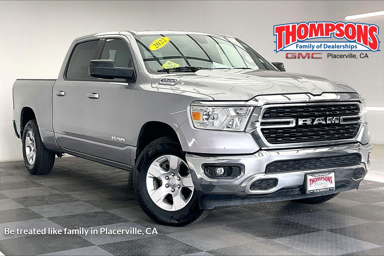 Used 2022 Billet Silver Metallic Clearcoat Ram Big Horn image 1