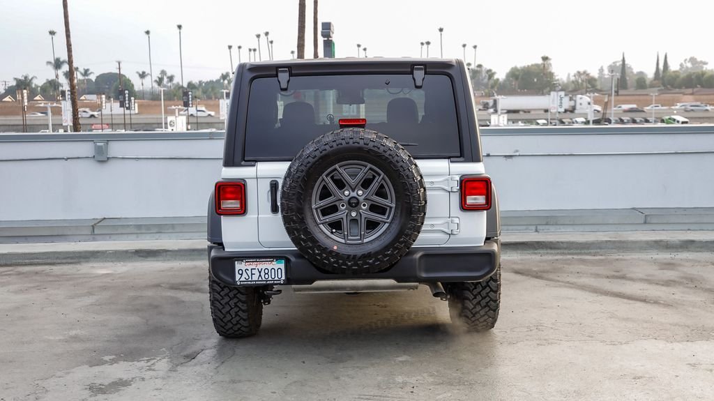 Used 2025 Bright White Clearcoat Jeep Sport S image 8