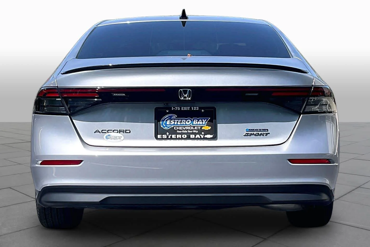 Used 2024 Solar Silver Metallic Honda Sport image 6