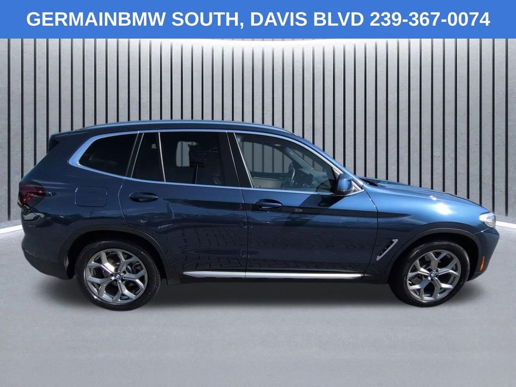 Certified Used 2022 Blue Metallic BMW sDrive30i image 4