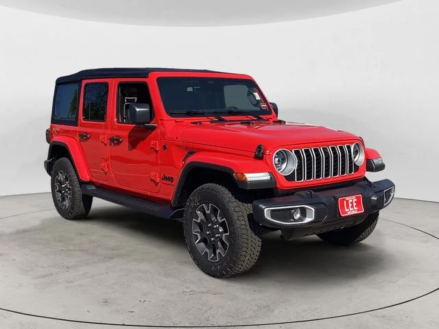New 2026 Firecracker Red Clearcoat Jeep 4-DOOR SAHARA image 8