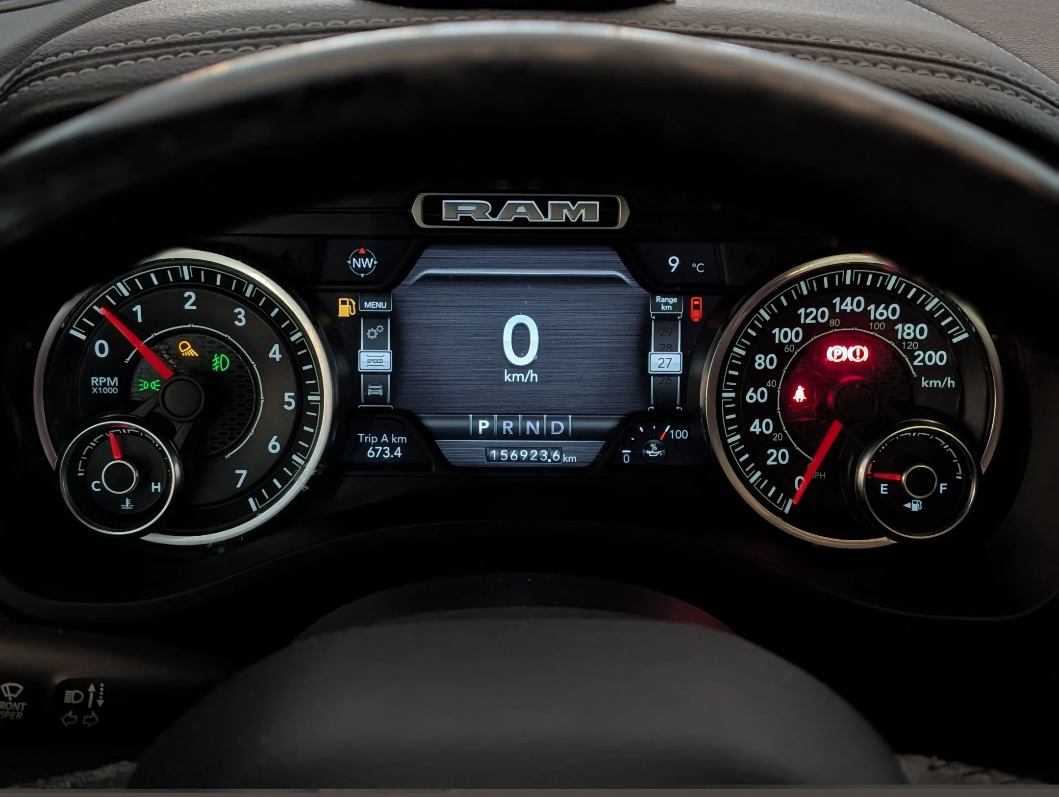 Used 2019 Red RAM Sport - Leather - Level II - Dual Pane Sunroo - Sport 4x4 Crew Cab 57 Box image 19