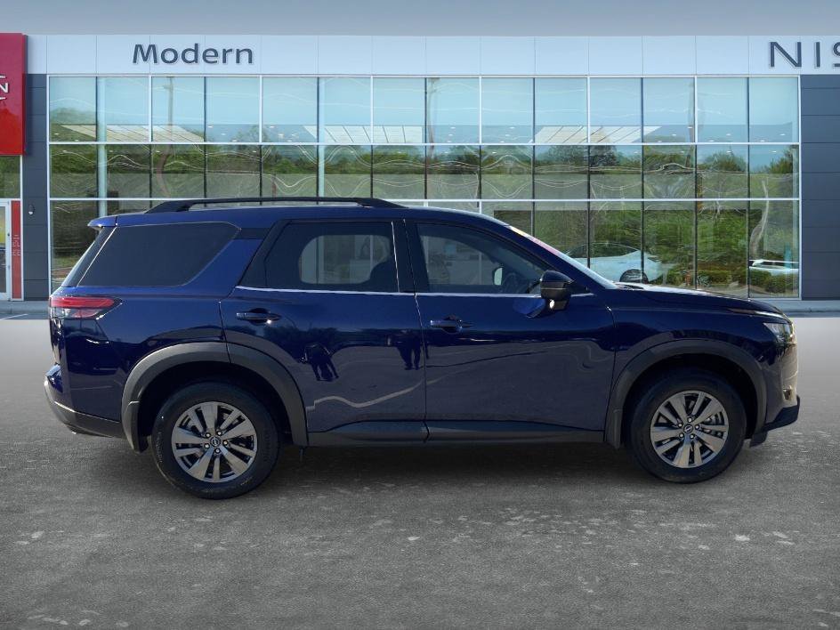 Certified Used 2025 Deep Ocean Blue Pearl Nissan SV image 4