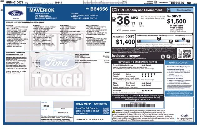 New 2026 Ruby Red Metallic Tinted Clearcoat Ford Lariat image 4