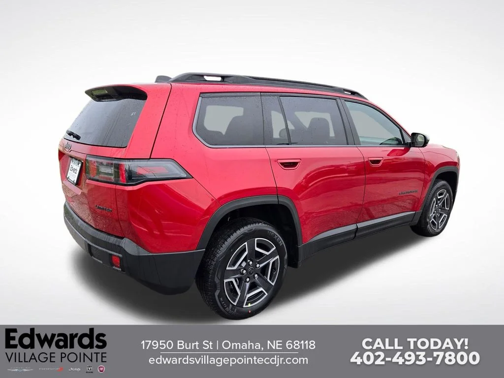 New 2026 Red Hot Pearl-Coat Exterior Paint Jeep Limited image 3