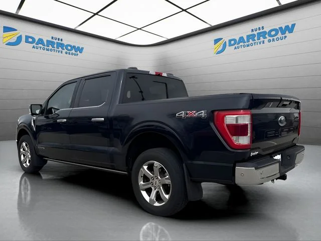 Used 2021 Blue Ford Lariat image 3