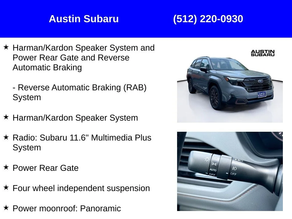 New 2026 Beige Subaru Sport image 17