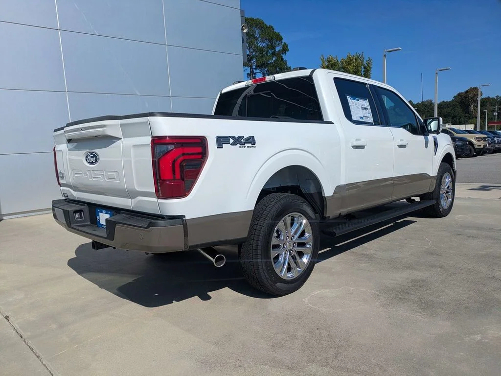 New 2026 Star White Metallic Tri-Coat Ford King Ranch image 4