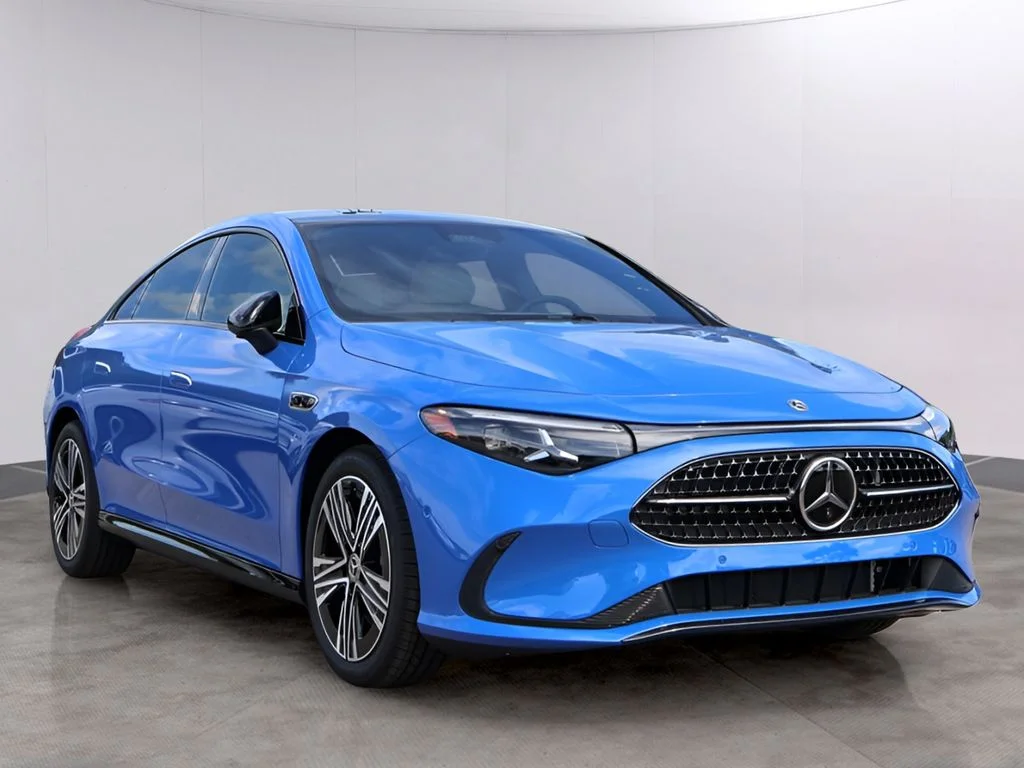 New 2027 Sky Blue Metallic Mercedes-Benz CLA 220 image 3
