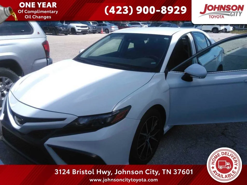 Used 2024 White Toyota SE image 1