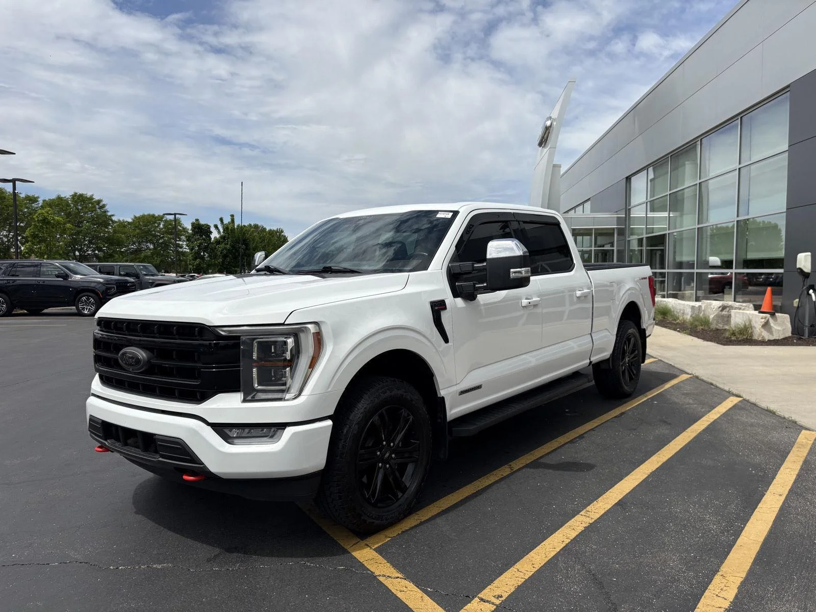 Used 2021 Oxford White Ford LARIAT image 3