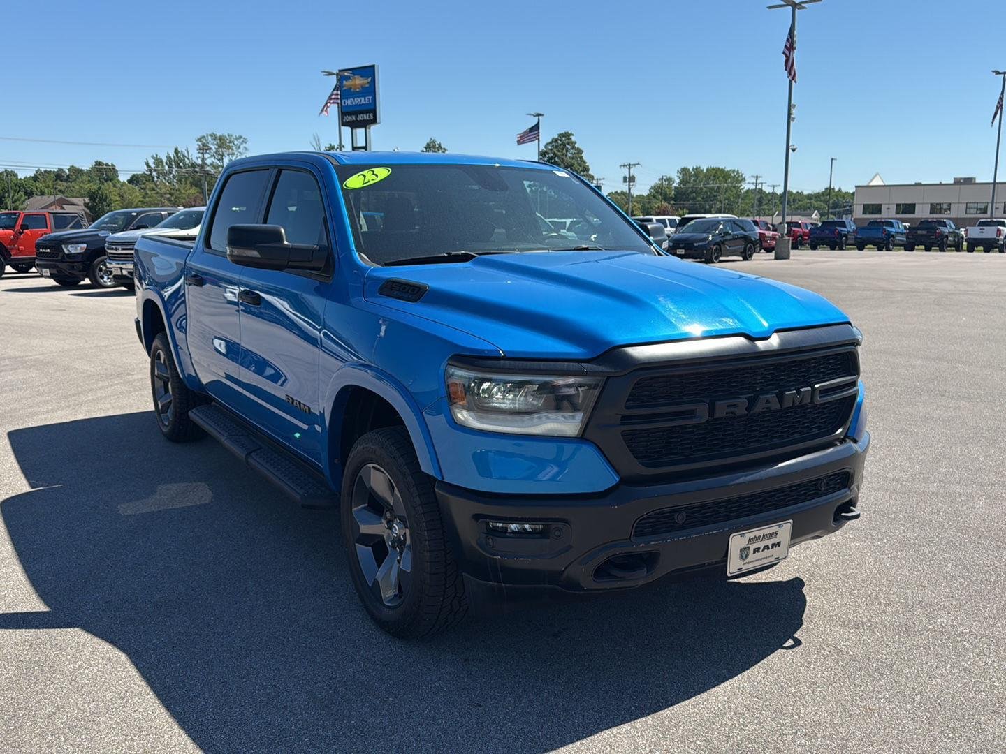 Used 2023 Hydro Blue Pearlcoat Ram Big Horn image 2