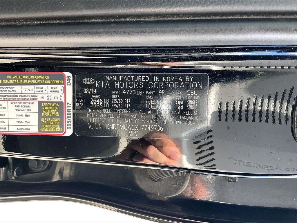 Used 2020 Black Cherry Pearl Kia LX image 31