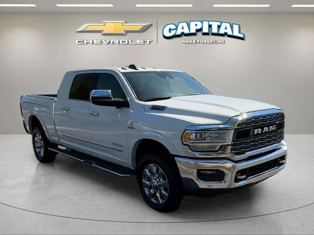 Used 2020 White Ram Limited Mega Cab 4x4 6