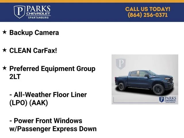 Used 2022 Blue Chevrolet LT Trail Boss image 4
