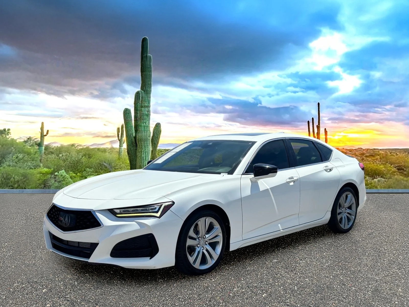Used 2021 White Acura Technology Package image 1