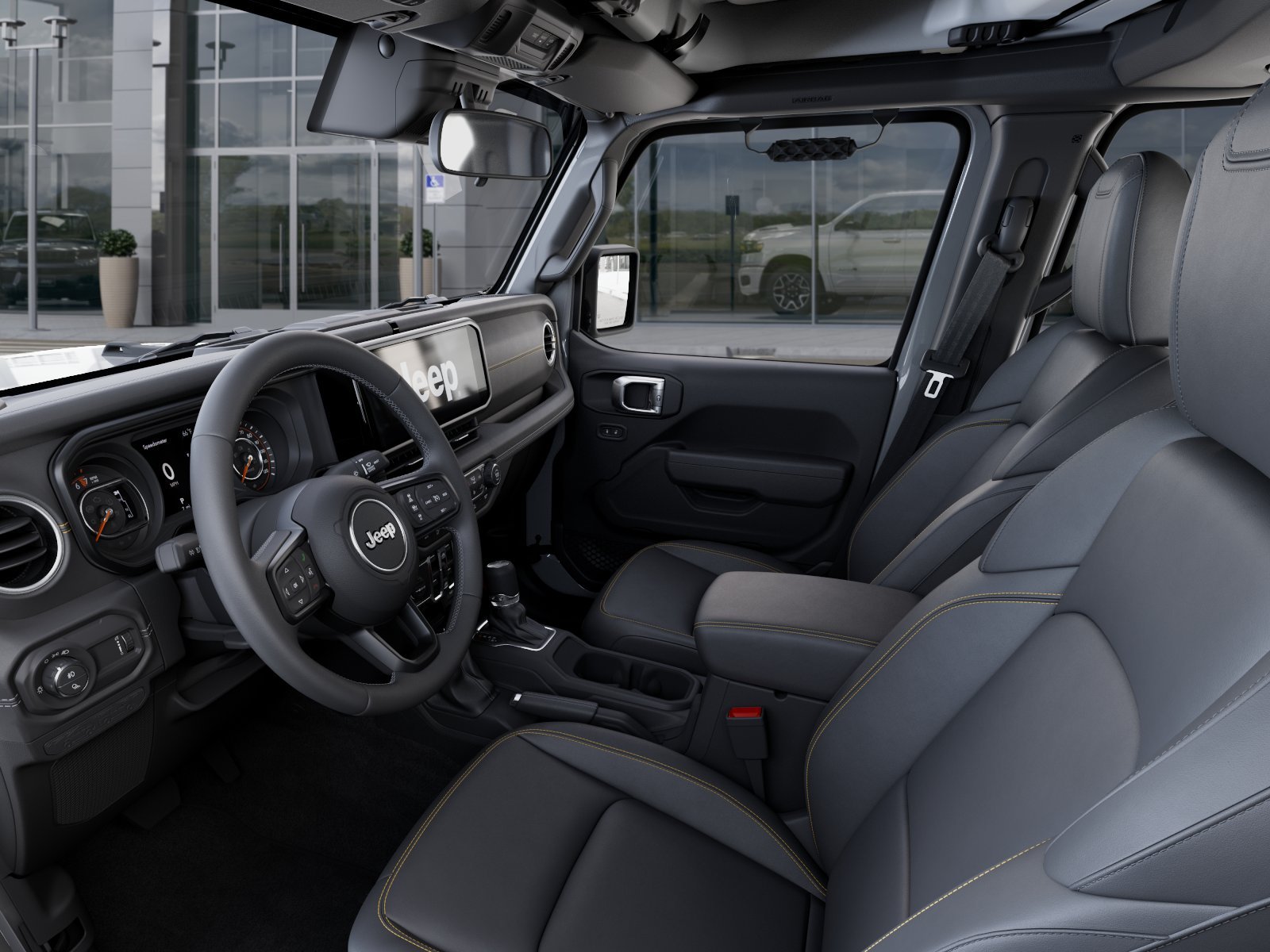 New 2026 Bright White Clearcoat Jeep Texas Trail image 48