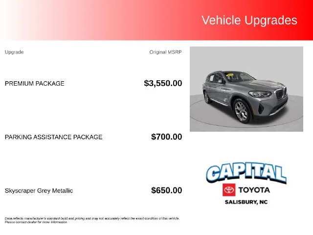 Used 2024 Gray BMW xDrive30i image 2