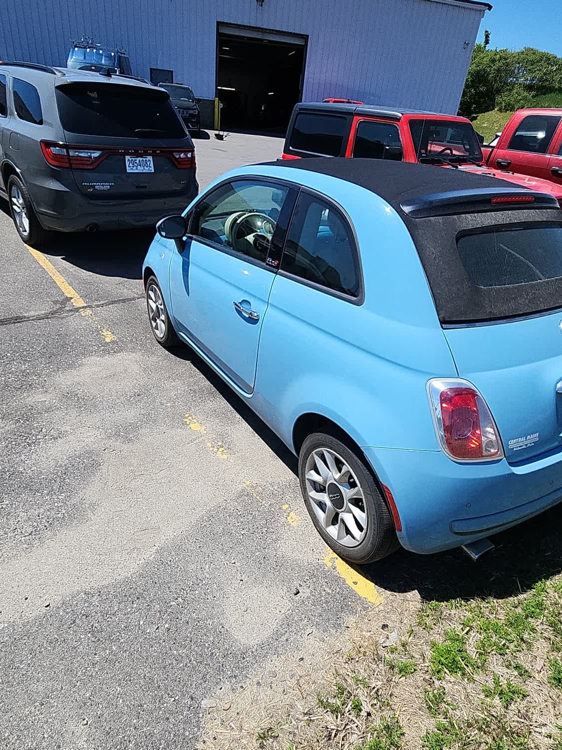 Used 2017 Celeste Blu (Retro Light Blue) FIAT Pop image 4