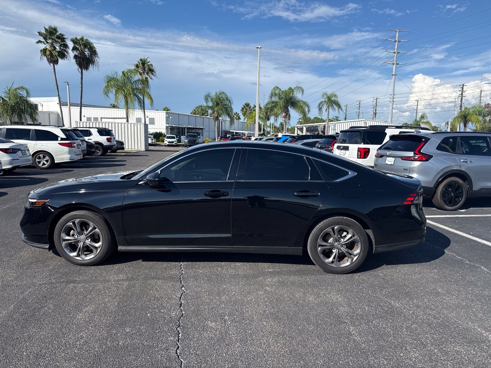 Certified Used 2024 Black Honda EX image 4