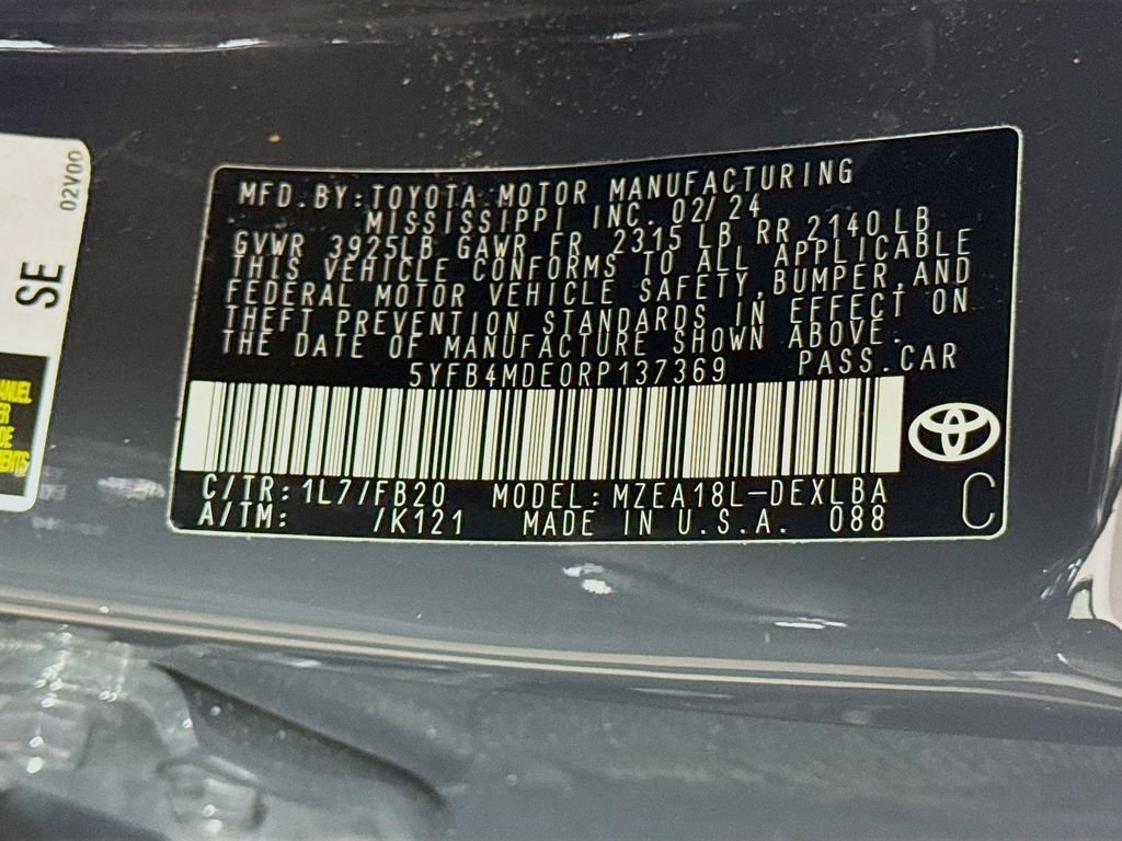 Used 2024 Underground Toyota LE image 29