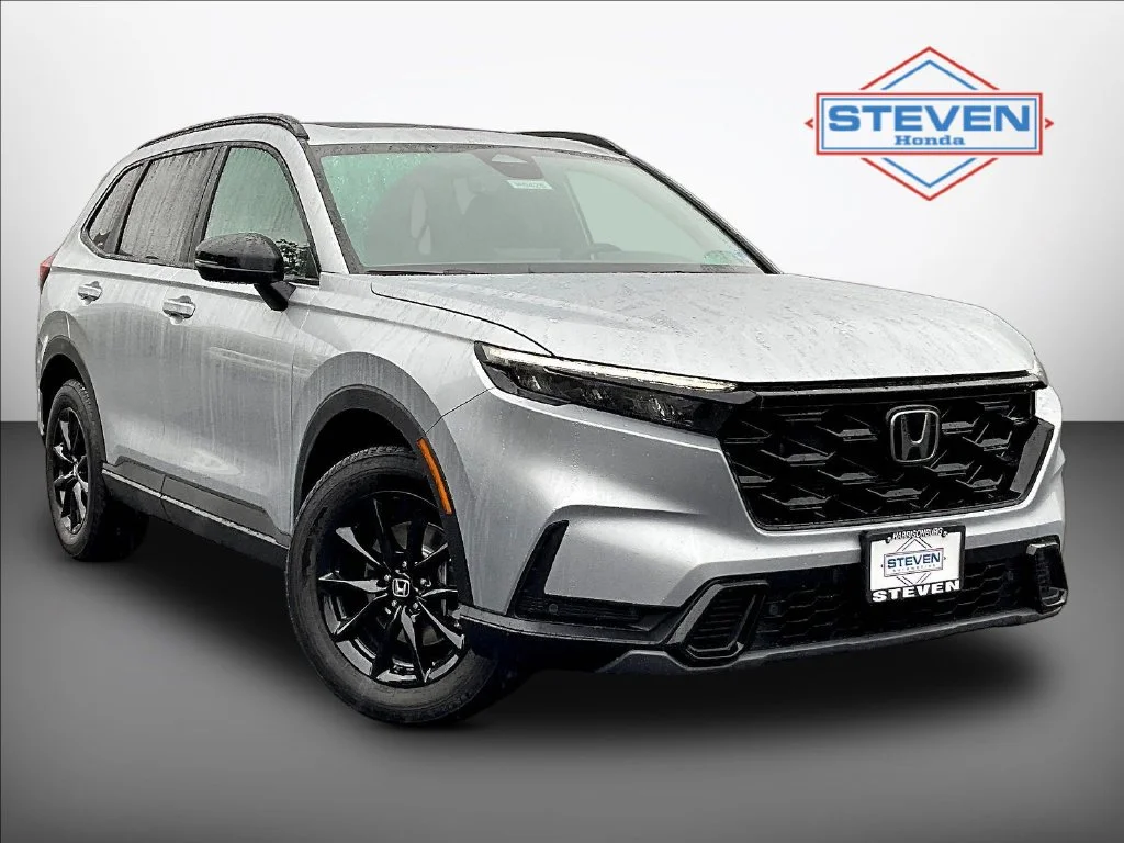 New 2027 Solar Silver Metallic Honda Sport-L Hybrid AWD image 1
