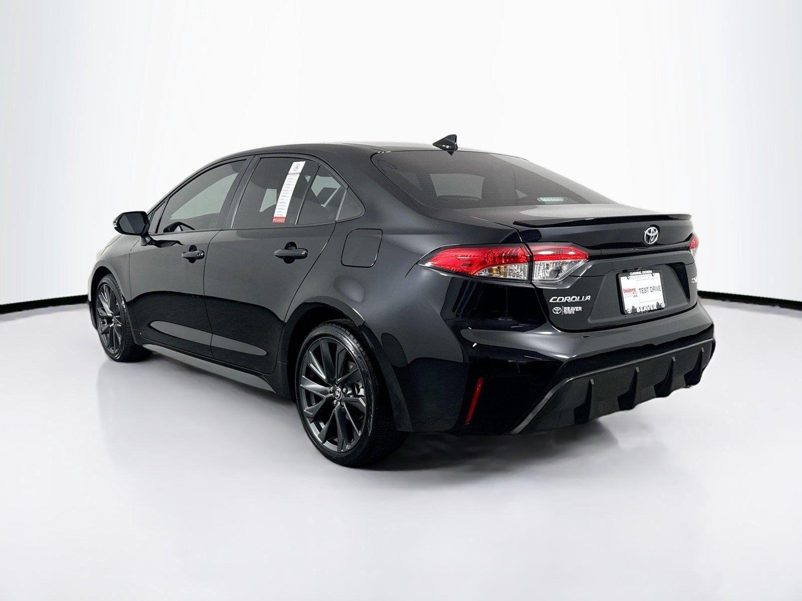Certified Used 2025 Midnight Black Metallic Toyota SE image 12