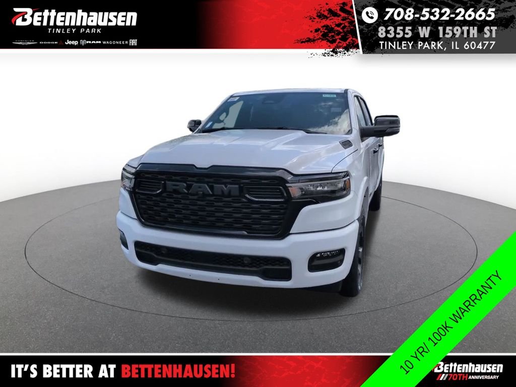 New 2026 Bright White Clear-Coat Exterior Paint RAM Big Horn/Lone Star image 2