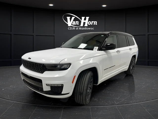 Used 2024 Bright White Clearcoat Jeep Summit image 3