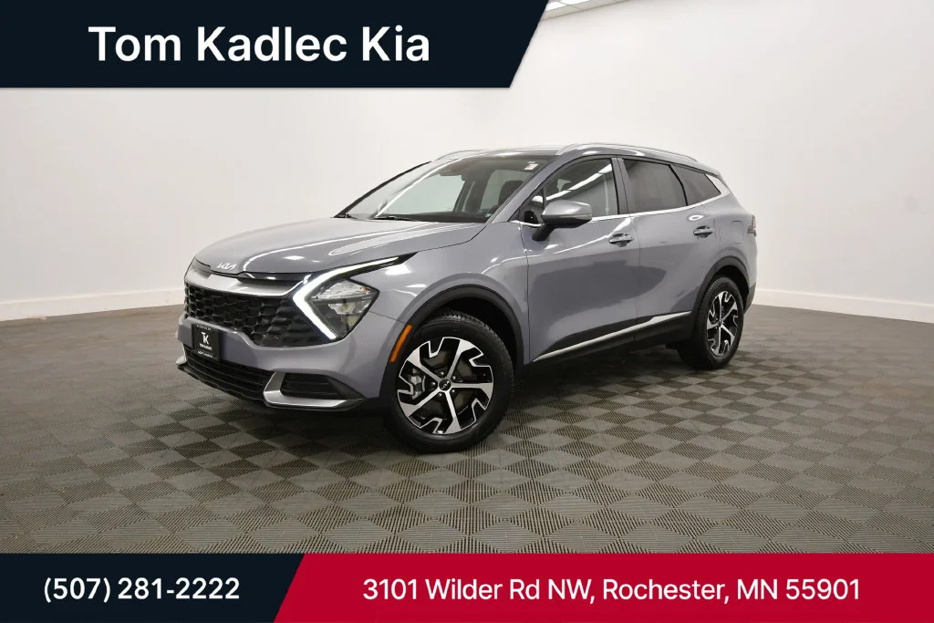 Certified Used 2023 Silver Kia EX image 1