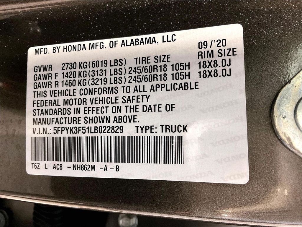 Used 2020 Brown Honda RTL image 37