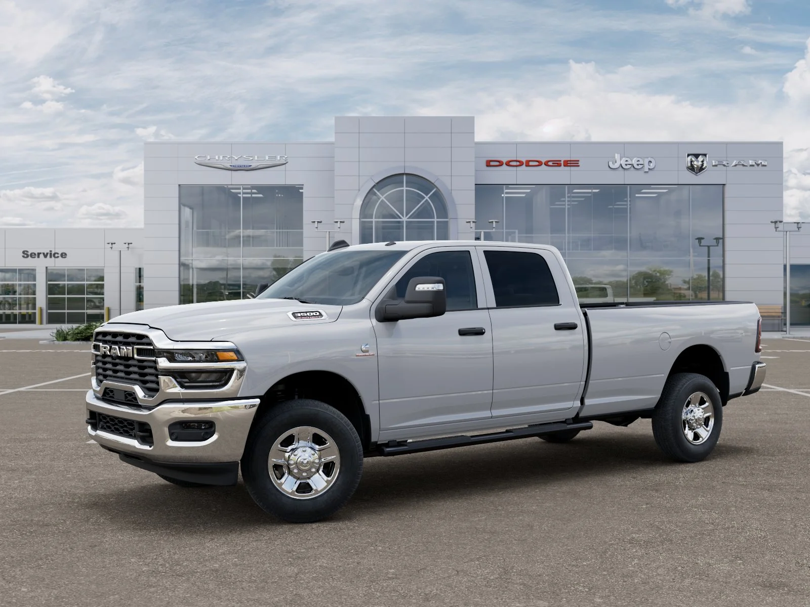 New 2025 Bright White Clear-Coat Exterior Paint RAM Tradesman image 1