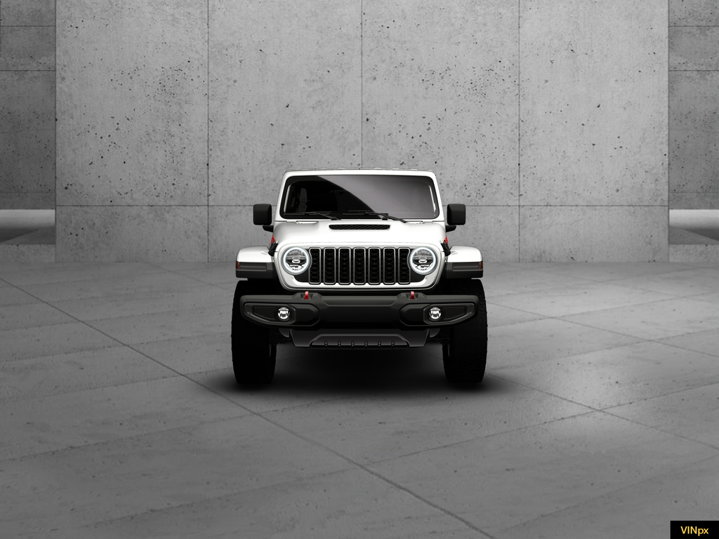 New 2026 Bright White Clear-Coat Exterior Paint Jeep Rubicon image 7