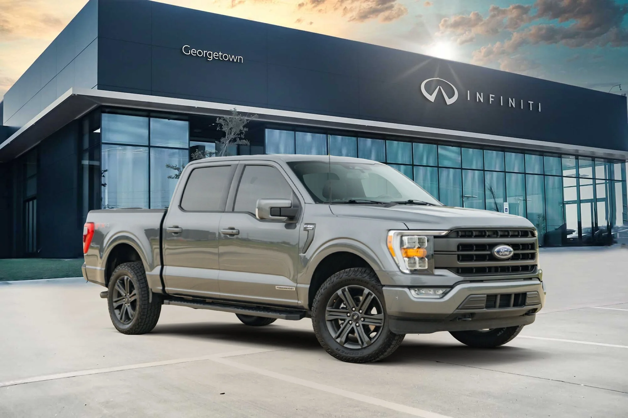Used 2023 Gray Ford Lariat image 1