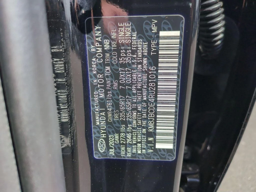 Used 2024 Black Pearl Hyundai SEL image 31